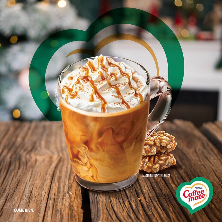 Coffee Mate Sustituto de Crema Sabor Toffee Nut 1.2 kg — Imagen 2 de 4