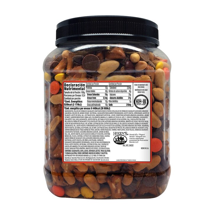 Hoody's Botana Surtida con Chocolate y Crema de Cacahuate 1.24 kg — Imagen 2 de 2