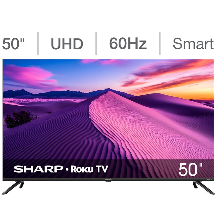 Sharp Pantalla 50" UHD 4K Roku TV — Imagen 1 de 4