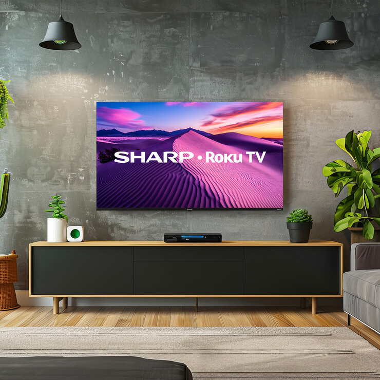 Sharp Pantalla 50" UHD 4K Roku TV — Imagen 3 de 4