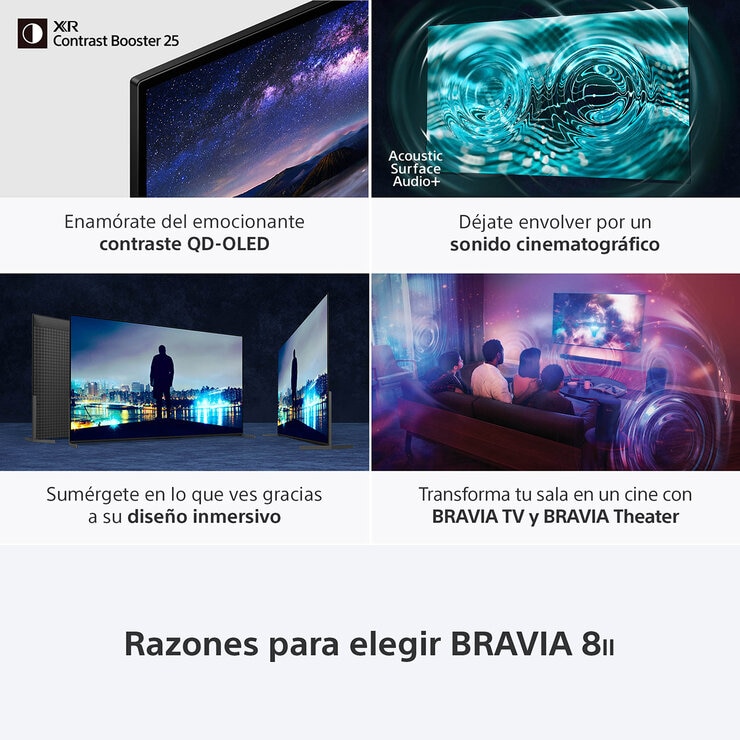 Sony Pantalla 65" BRAVIA 8 II — Imagen 3 de 4
