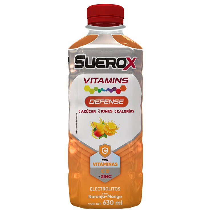 Suerox Vitamins Sabor Naranja-Mango 630 ML 6pk — Imagen 2 de 2