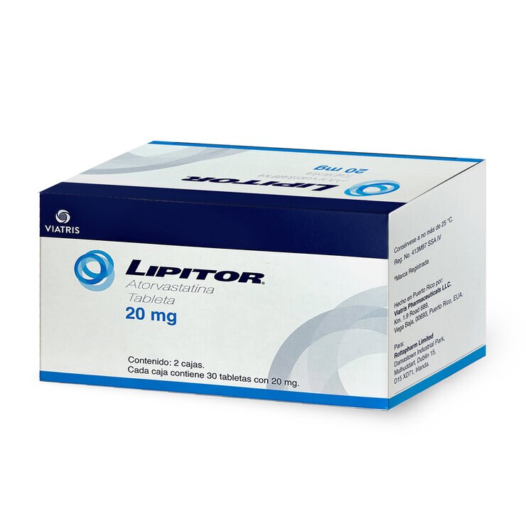 Lipitor 20mg 60 Tabletas — Imagen 3 de 3