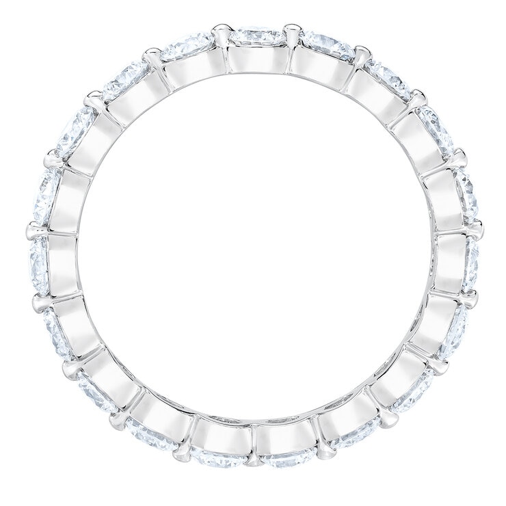 Anillo Eternidad de Diamantes 2.00ctw, Oro Blanco 14K — Imagen 2 de 4