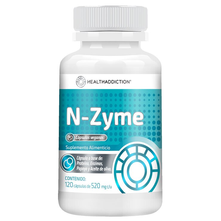 HealthAddiction Enzimas N-Zyme 120 Cápsulas — Imagen 1 de 2