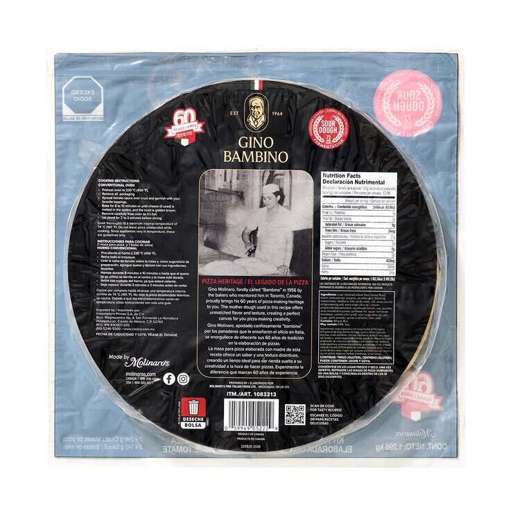 Gino Bambino Pizza Kit 3 pzas — Imagen 2 de 2