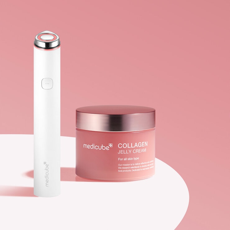 Medicube Mini Booster Pro + Collagen Jelly Cream — Imagen 2 de 4