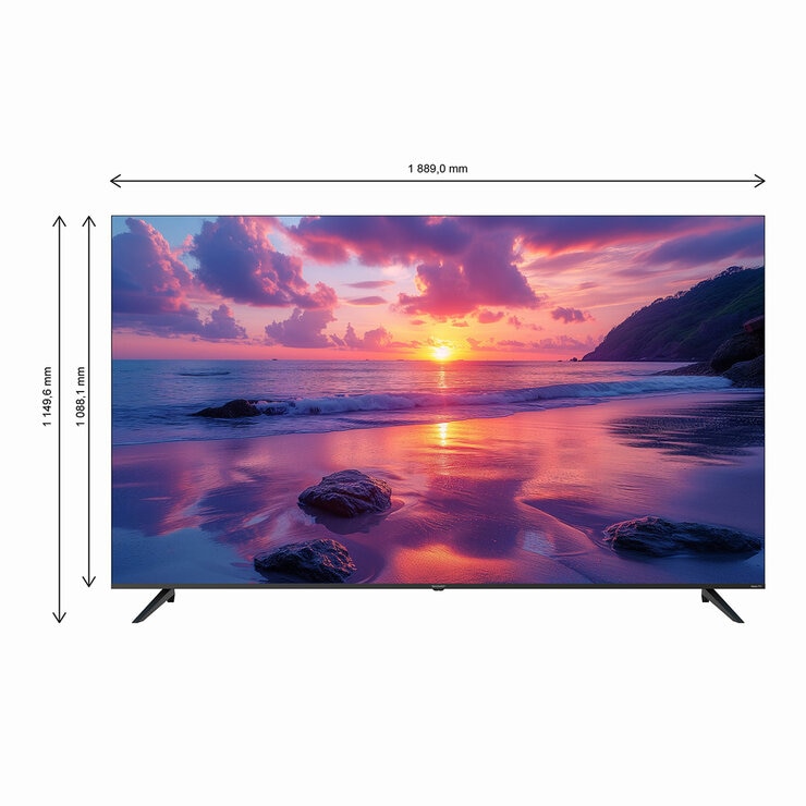 Sharp Pantalla 85 QLED 4K Roku TV — Imagen 4 de 4
