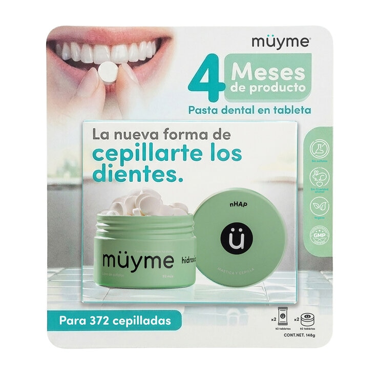 Muyme Pasta Dental en Tableta 372 tabletas