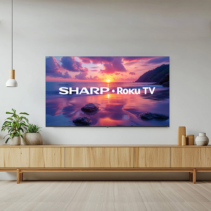 Sharp Pantalla 85 QLED 4K Roku TV — Imagen 3 de 4