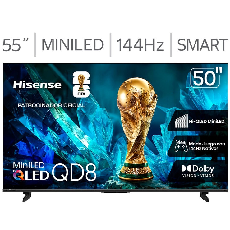 Hisense Pantalla 50" Miniled 4K Fire TV