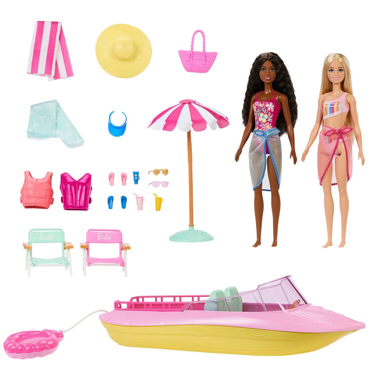 Barbie Vacaciones De Verano, Bote De Playa — Imagen 2 de 4