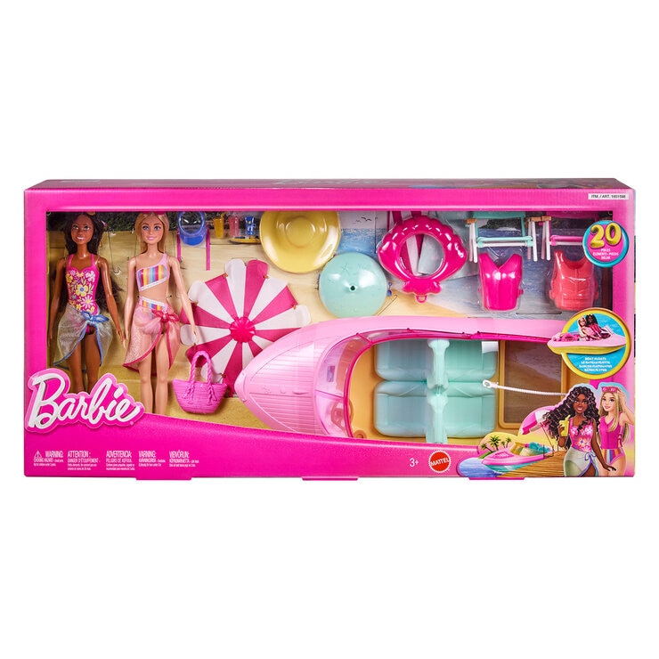 Barbie Vacaciones De Verano, Bote De Playa