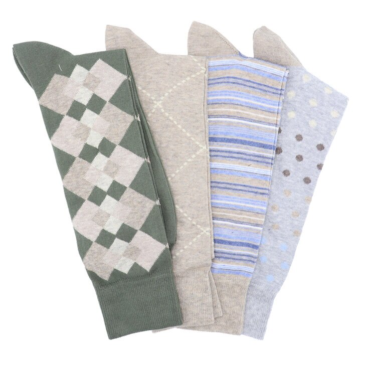 Lorenzo Uomo Calcetines de vestir para Caballero 4 pares Varias Tallas y Colores — Imagen 2 de 2