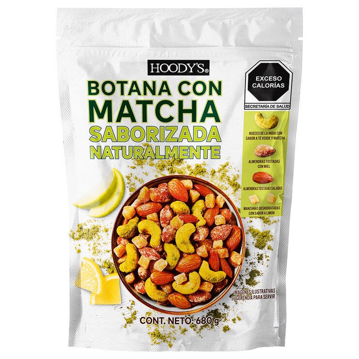 Hoody's Botana con Matcha 680 g