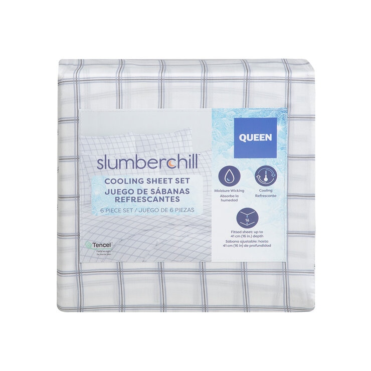 Slumberchill, Juego de Sábanas Refrescantes, Matrimonial, Varios Estilos