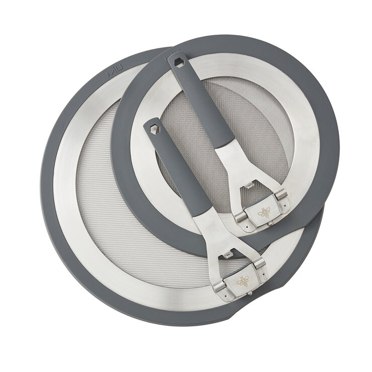 MIU Protectores Contra Salpicaduras de Silicona y Acero Inoxidable, 2 piezas — Imagen 3 de 4