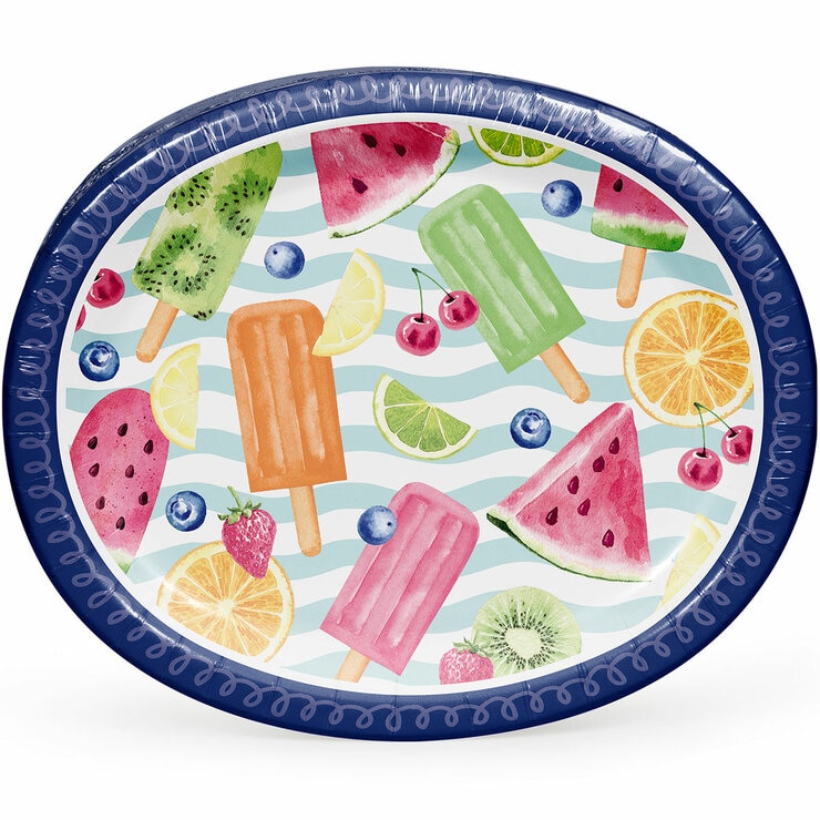Artstyle Summer Platos Ovalados Desechables 50 pzas — Imagen 1 de 2