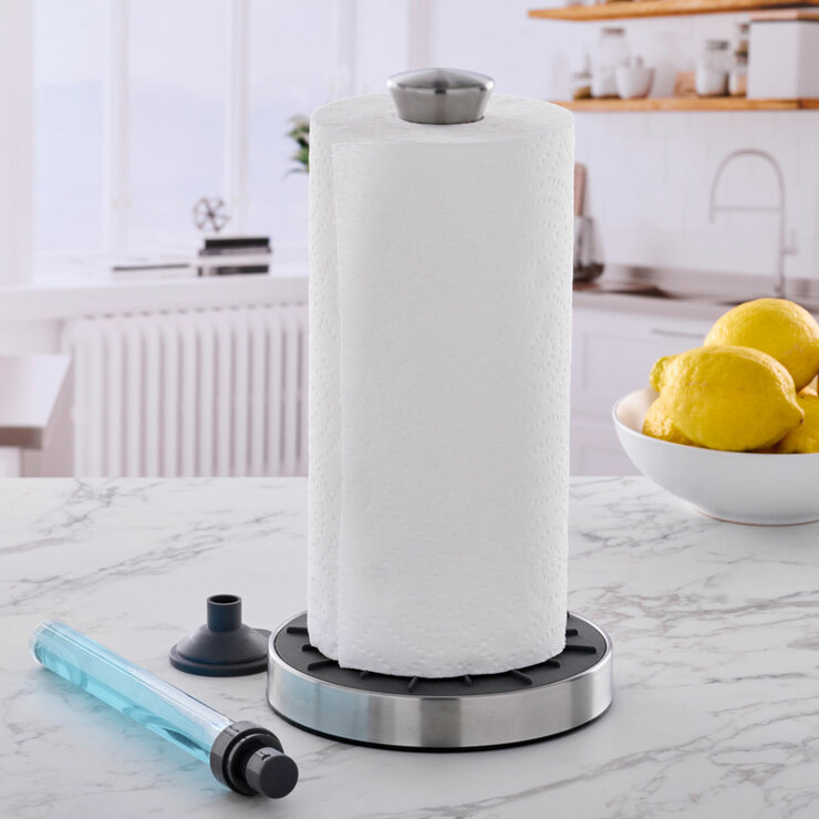 Kamenstein Portarollos de Acero Inoxidable para Servitoallas con Rociador Integrado — Imagen 1 de 4