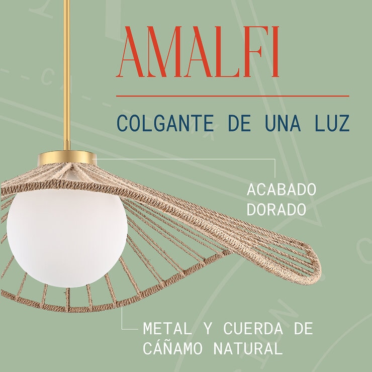 Acento, Lámara Colgante Modelo Amalfi — Imagen 4 de 4