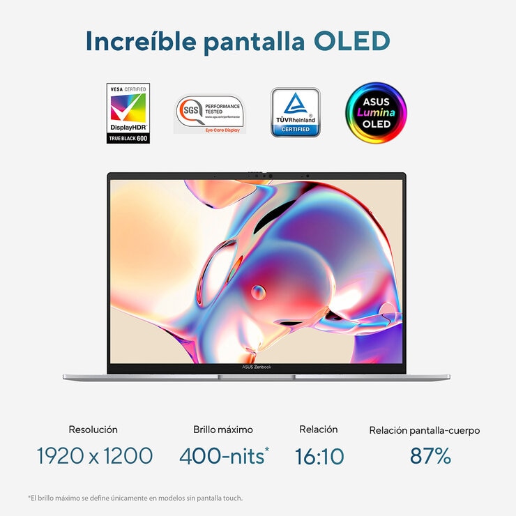 ASUS Zenbook 14 14" WUXGA Intel Core Ultra 5 16GB 1TB — Imagen 3 de 4