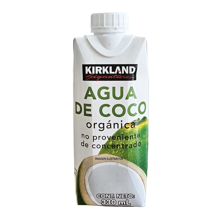 Kirkland Signature Agua de Coco Orgánica 12/330 ml — Imagen 2 de 4