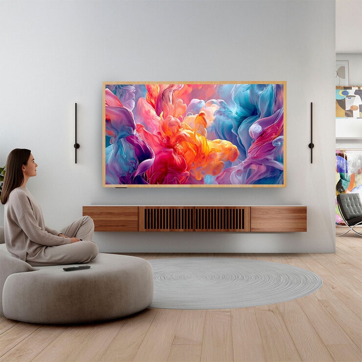 Hisense Pantalla 75" QLED 4K Canvas Google TV — Imagen 4 de 4