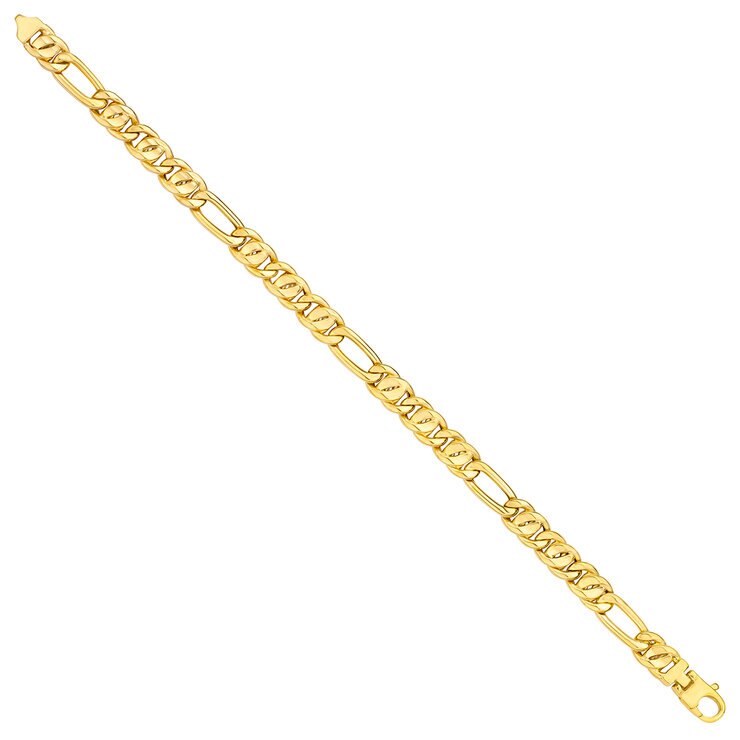 Pulsera, Eslabones Ojo de Pajaro Oro 14K — Imagen 3 de 4