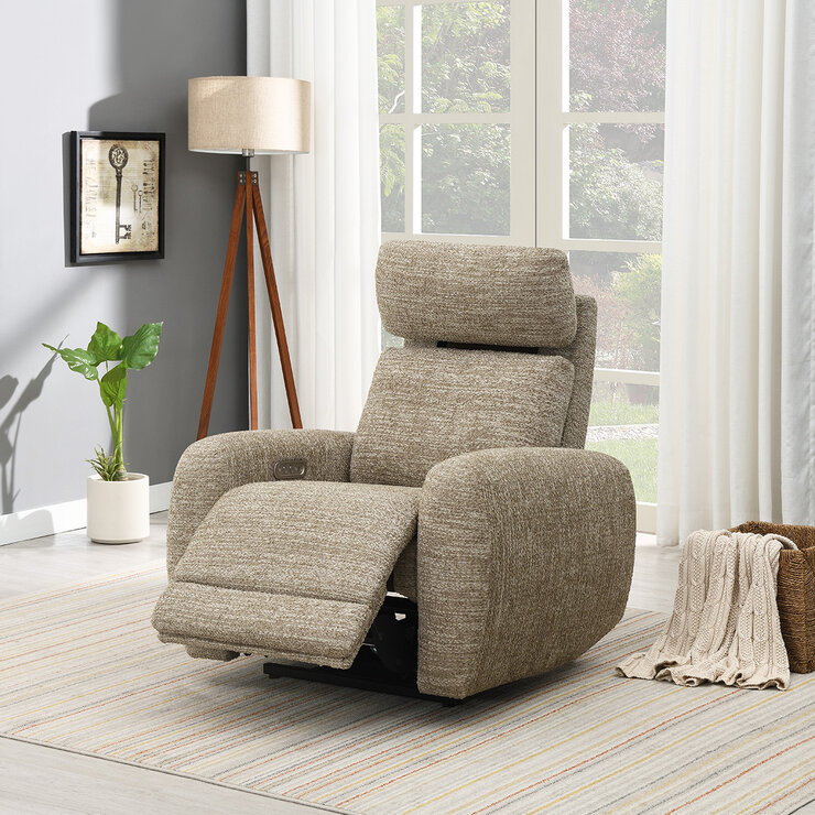 Synergy Home Furnishings, Reclinable Eléctrico de Tela — Imagen 3 de 3