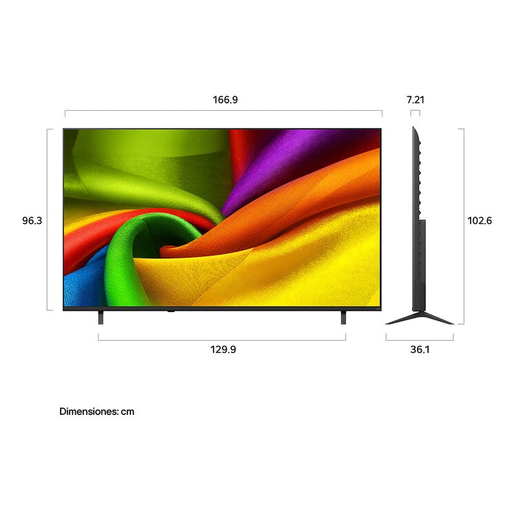 LG Pantalla 75" Nano UHD 4K Smart TV — Imagen 3 de 4