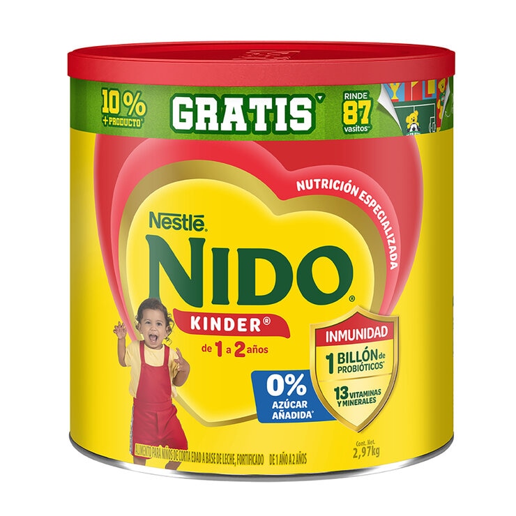 Nido Kinder, Leche En Polvo 2.97 kg