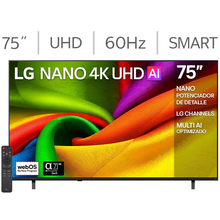 LG Pantalla 75" Nano UHD 4K Smart TV