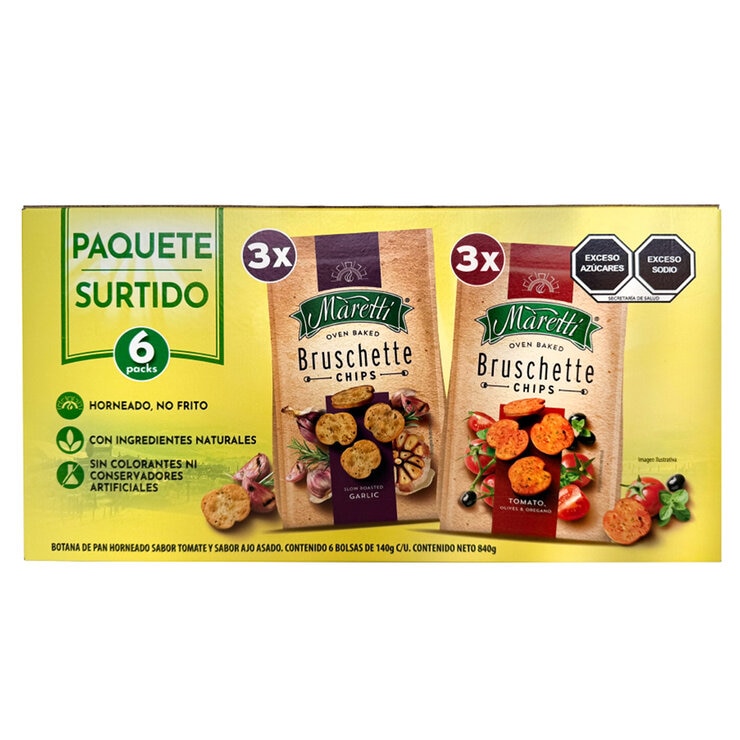 Maretti Botana de Pan Horneado 6/140 g