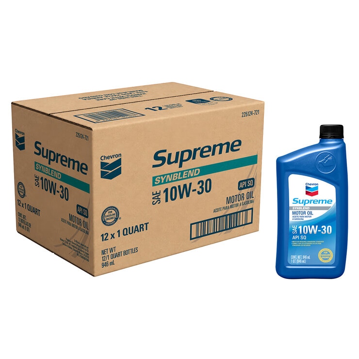 Chevron Aceite 10W30 Semisintético 12/946ml