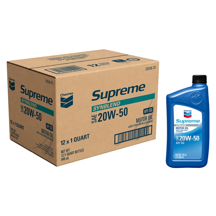 Chevron Aceite 20W50 Semisintético 12/946ml