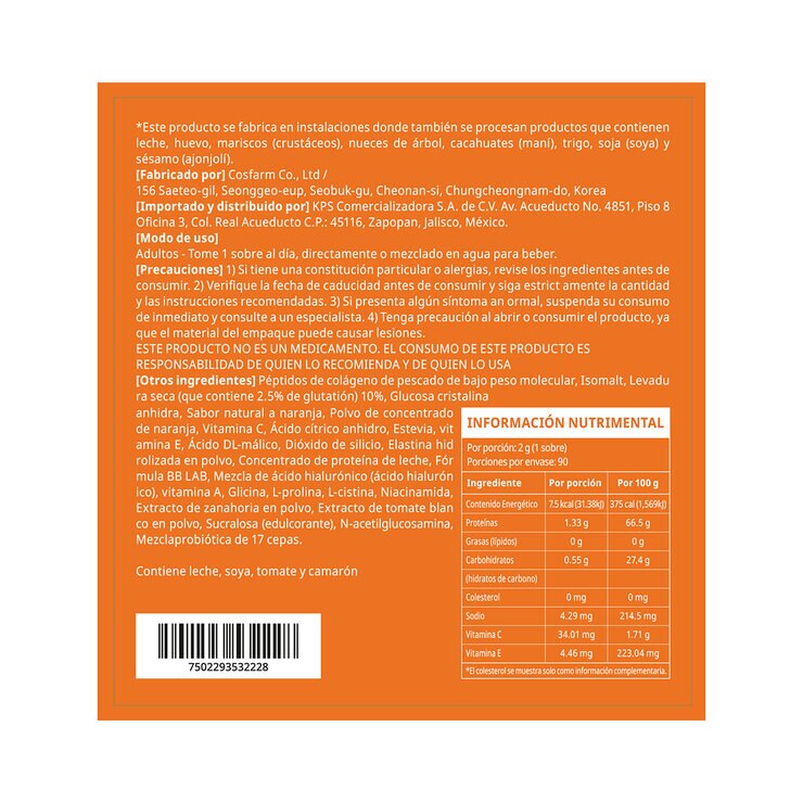 BB LAB Glutatión Colágeno W 30 Sticks — Imagen 4 de 4