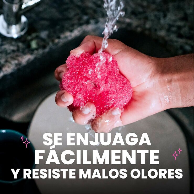 Scotch Brite Fibras Flex Scrub 8 pzas — Imagen 3 de 4