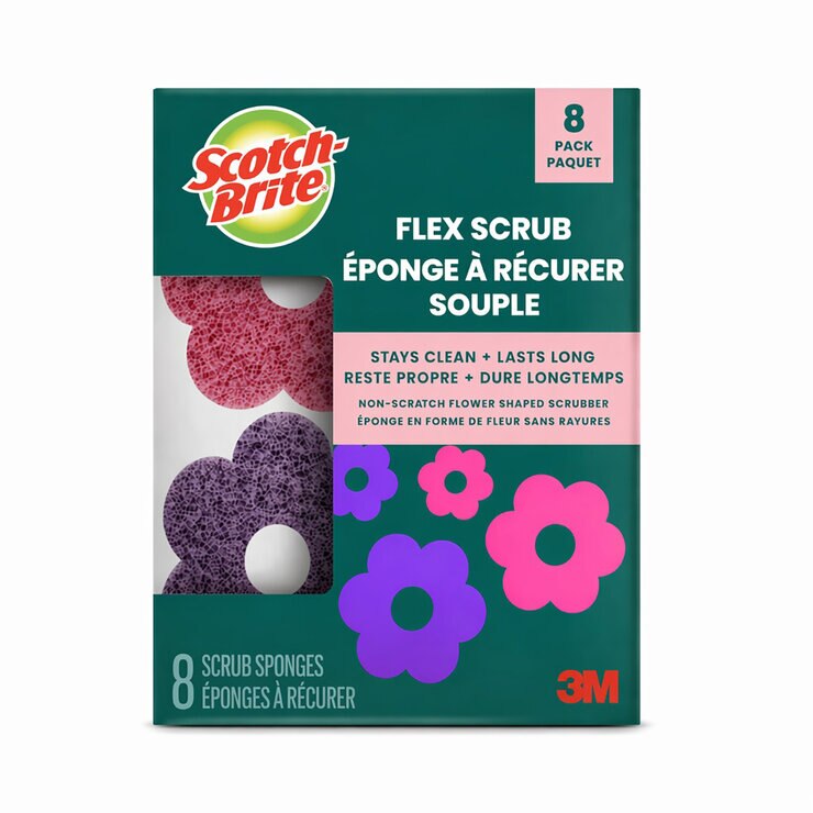 Scotch Brite Fibras Flex Scrub 8 pzas