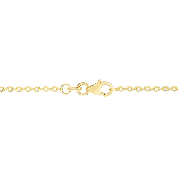 Collar de Gota, Amatista Morada, Oro 14k — Imagen 3 de 4