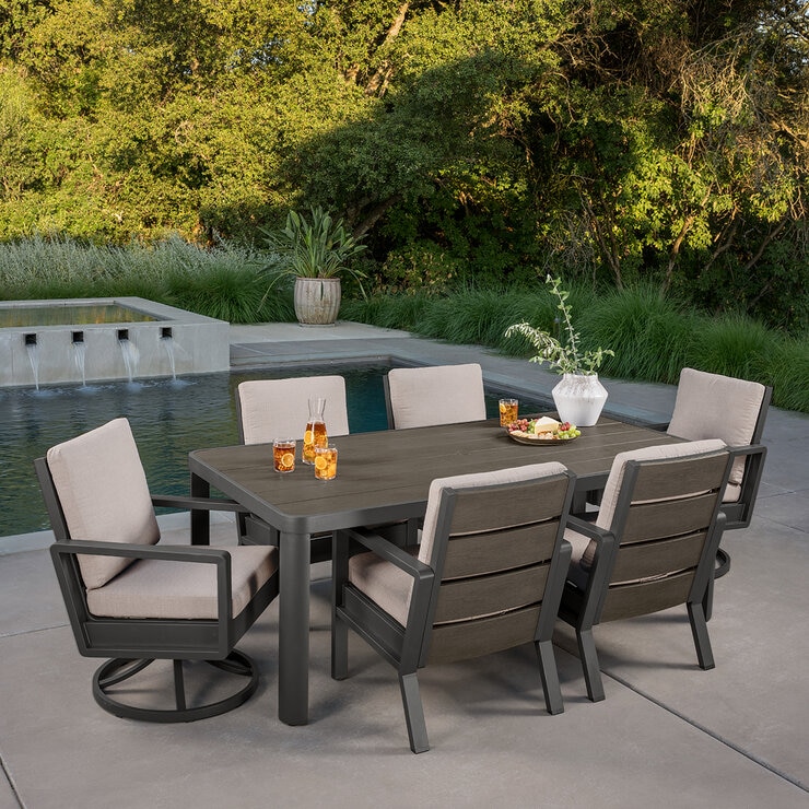 SunVilla, Beckett Comedor para Exterior de 7 Piezas