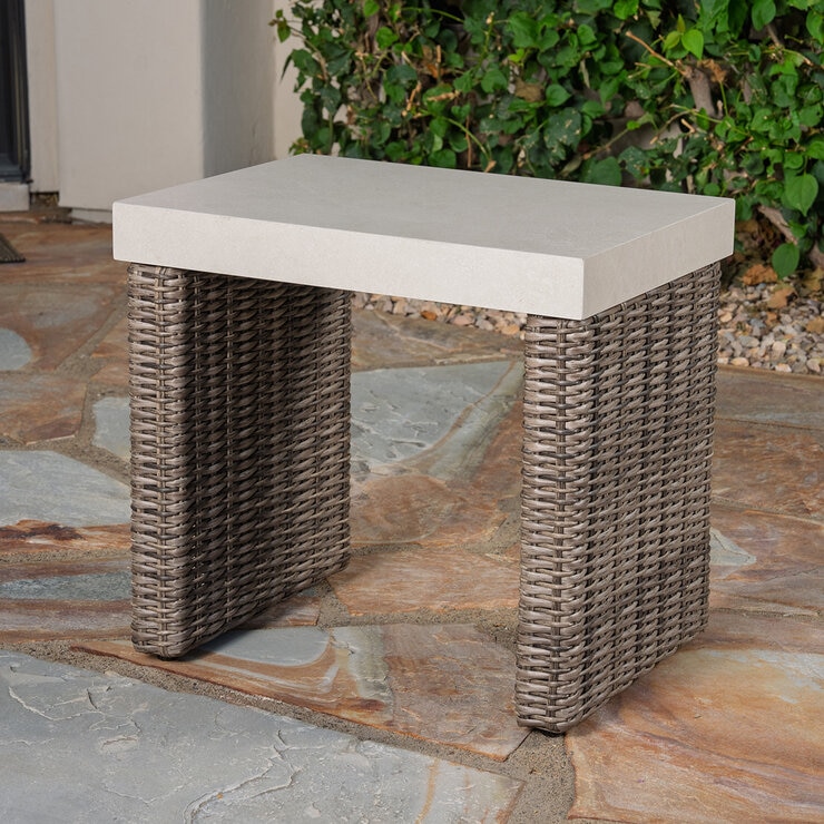 SunVilla, Knox Set Bistro con Ottoman para Exteriores de 5 Piezas — Imagen 3 de 4