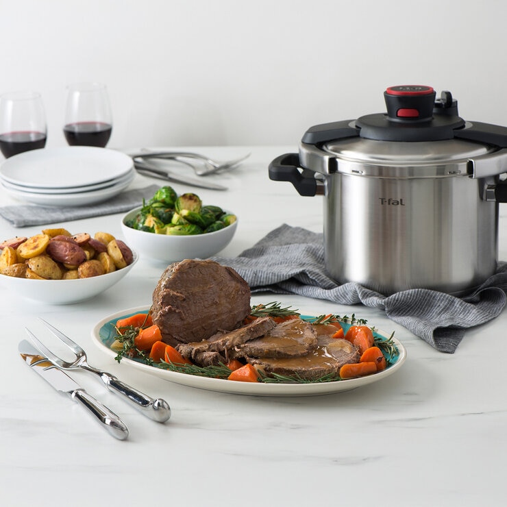 T-Fal Clipso Olla de Presión de Acero Inoxidable de 7.6 L — Imagen 2 de 4