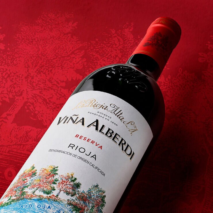 Vino Tinto Viña Alberdi Reserva 750 ml — Imagen 2 de 3