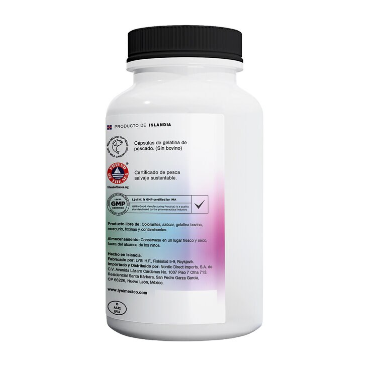 Lysi Omega 3 Aceite de Pescado Frasco de 120 Cápsulas — Imagen 2 de 3