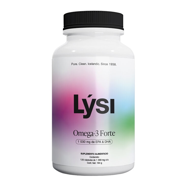 Lysi Omega 3 Aceite de Pescado Frasco de 120 Cápsulas