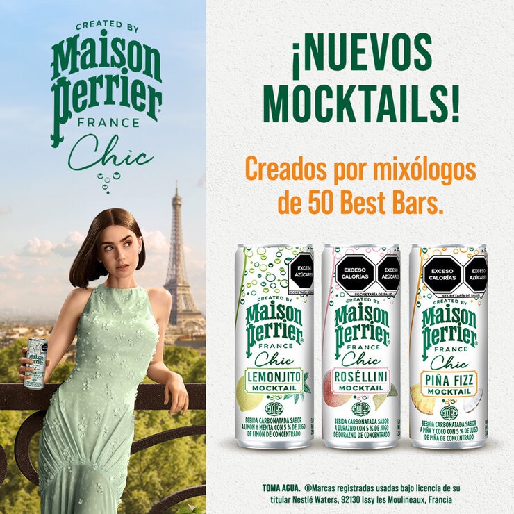Perrier Chic Mocktails 12 pzas de 250 ml — Imagen 3 de 3