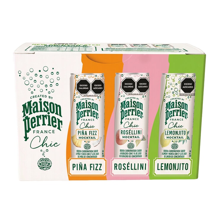 Perrier Chic Mocktails 12 pzas de 250 ml