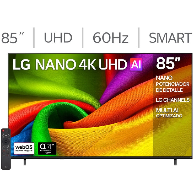 LG Pantalla 85" Nano UHD 4K Smart TV