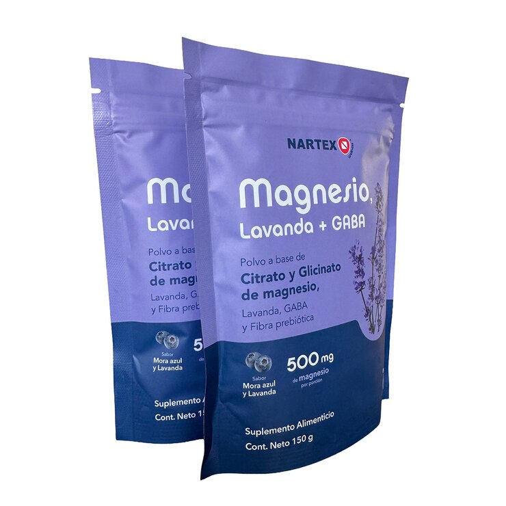 Magnesio, Gaba y Lavanda en Polvo 2 Bolsas de 150 gr c/u — Imagen 2 de 3
