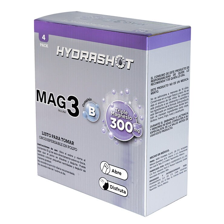 Hydrashot Mag3 60 Sobres — Imagen 4 de 4